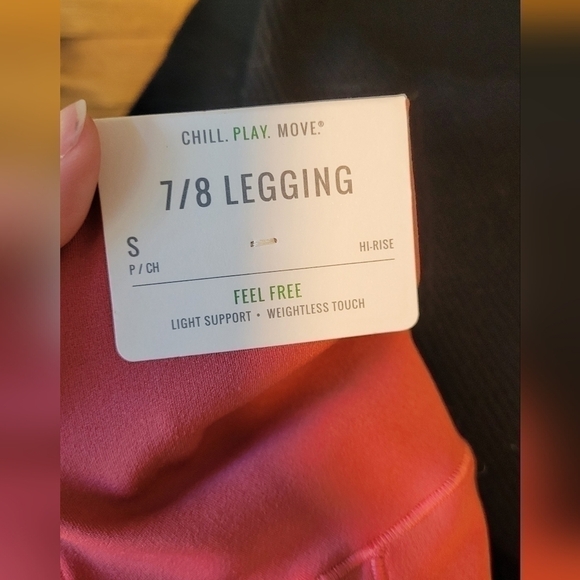 Aerie NWT 7/8 legging small light support dusty rose RARE colour - Picture 7 of 8